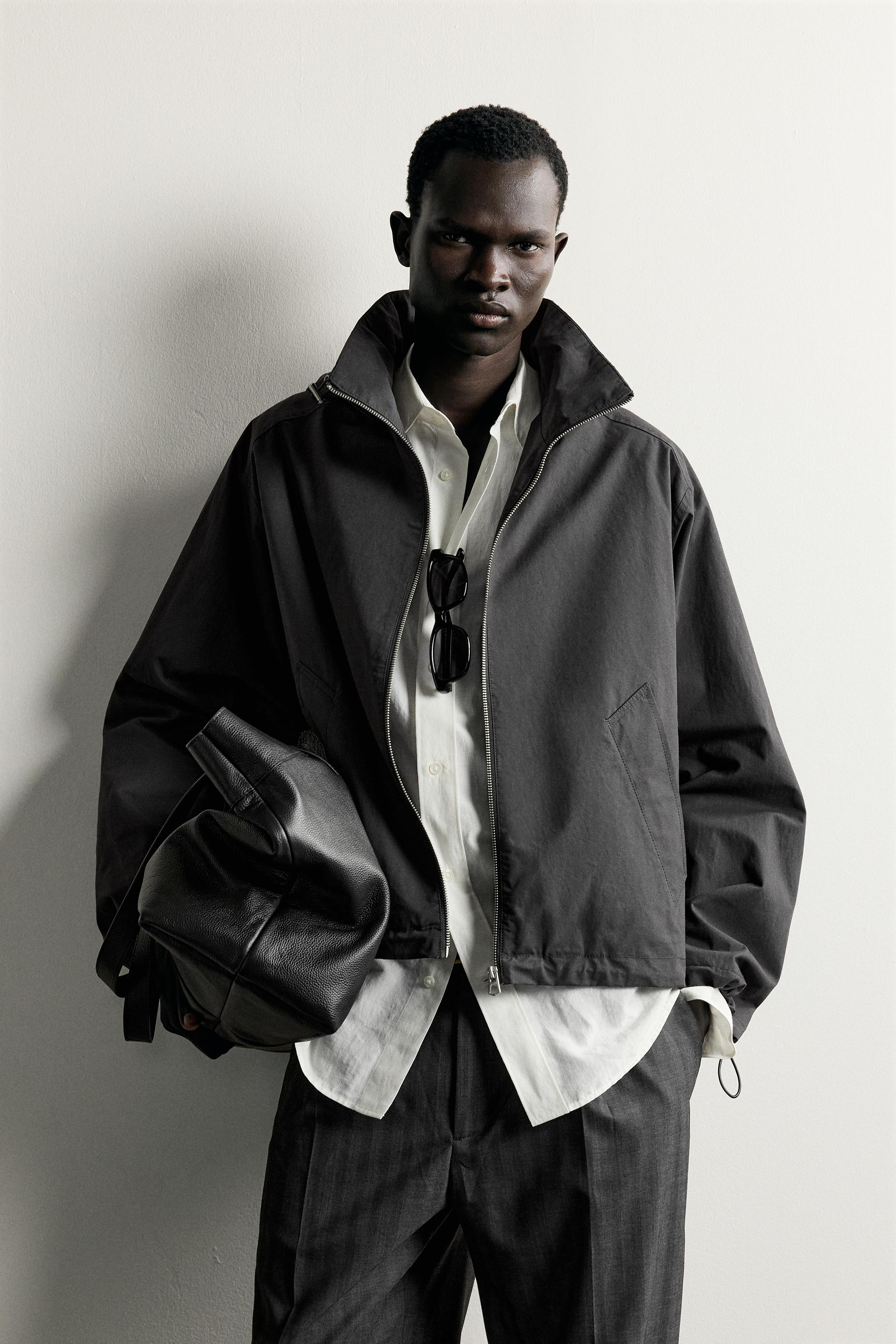 CROPPED TECHNICAL HOODIE JACKET